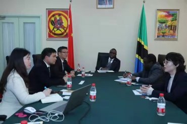 尼罗河机械海外团队拜会坦桑尼亚驻华大使